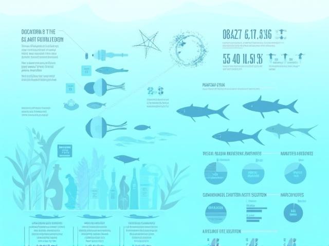 Caspian Sea plastic pollution infographic